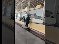 TDPA-2150 panjang busa blok mengelupas ke lembaran garis gerak rel horizontal mesin pemotong