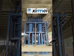 Pelat tekanan uap busa silinder yang direkatkan kembali Tangki pencetakan tiga kali Garis kerja pembusaan