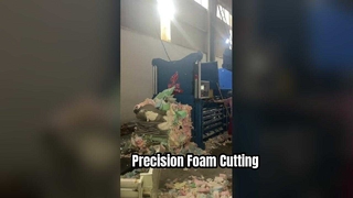 Mesin Pemotong Busa Pita Vertikal Pisau Presisi