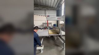 Mesin Pemotong Vertikal Busa TDC-4 2,38kw Pemotong Strip Blok Busa PU untuk Katun Mutiara EPE & Multi-m