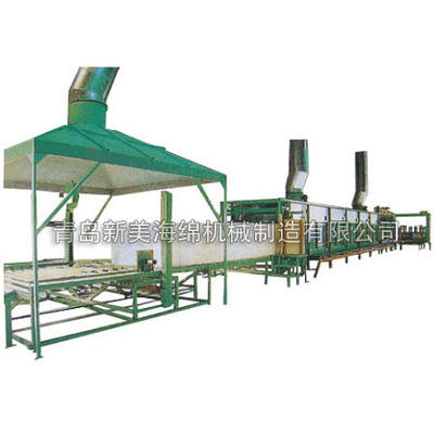 Mesin Berbusa Otomatis Terus Menerus Lini Produksi Polyurethane Horizontal