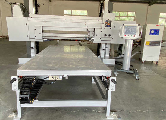 Mesin pemotong servo kontrol penuh PU Foam Horizontal High Speed TDBW-1300/2100