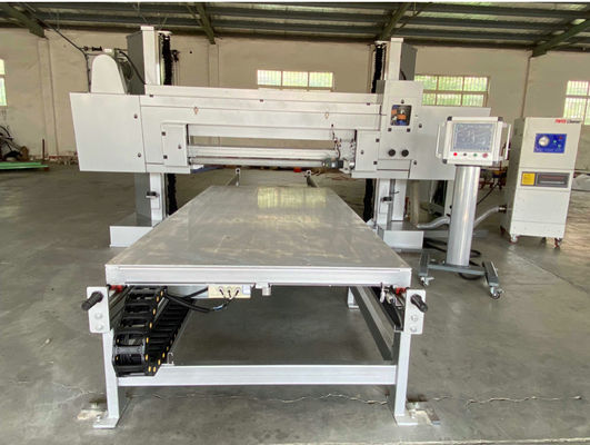 Mesin pemotong horizontal datar otomatis CNC high-end untuk busa PU CE 2100mm