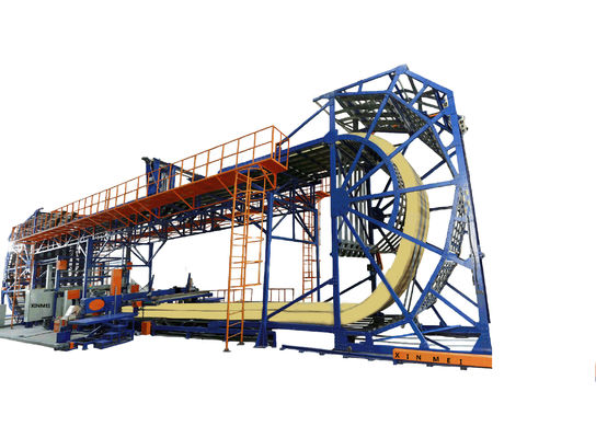 PLC Control Loop PU Foam Mesin Pemotong CNC Ring-2 Keakuratan Tinggi