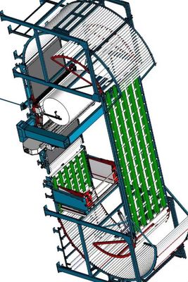PLC Otomatis CNC Loop Mesin Pemotong busa Ring-3 Disesuaikan