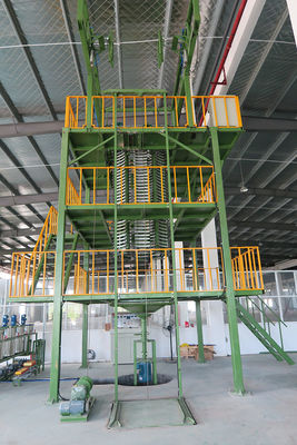 1500mm Vertikal Busa Terus Menerus Mesin Round Bubble Pu Foam Manufacturing Machine