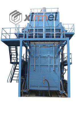 Kualitas tinggi Rebonding Sponge Foaming Machine Empat Sisi Aliran Uap Seragam Densitas Produksi Line Untuk Otomotif