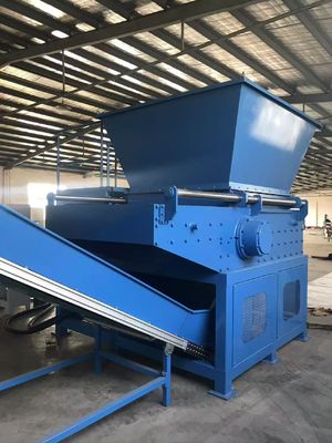 Sponge Shredder Single Shaft Mesin Shredding Daur Ulang busa EVA PE EPE