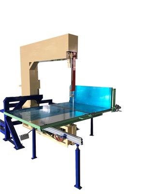 Vertikal Sponge Polyurethane Foam Cutter Mesin Pemotong Otomatis