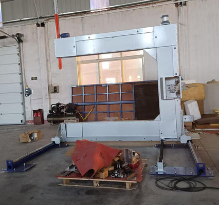 Meja Kerja Putar Kontrol PLC Pemotong Busa Cnc Besar Lurus Vertikal Spons