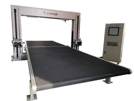 Mesin CNC Pemotong Busa Otomatis Ganda Berosilasi dengan Toleransi ±0,5 mm untuk Blok 3000x2300x1300 mm