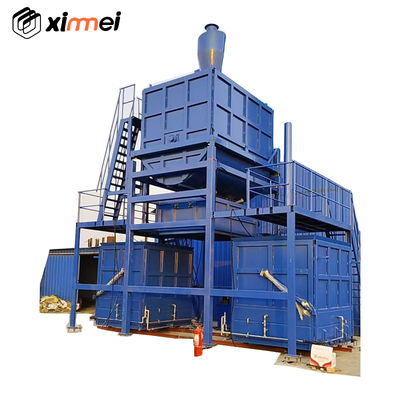 Baru Low Density Tolerance Rebonded Block Foam Sponge Foaming Machine Daur ulang menengah dua cetakan empat sisi uap mesin rebound