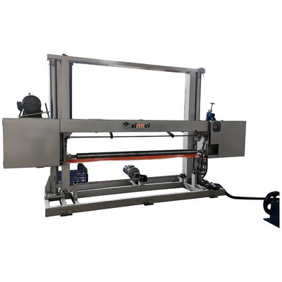 Stabilitas tugas berat PU kaku 120 ILD PU Blok 160 Kg/m3 Rebond Foam Block Mesin Pembagian Horisontal Semi Otomatis Epuipped DELTA Control And Optimized Mechanical Design Bahan yang kokoh