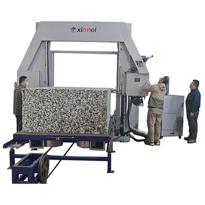 Mesin Pemotong Horisontal Sponge Foam Semi-Automatis yang Dioperasikan Satu Orang dengan Presisi Tinggi