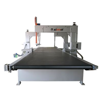 Mesin Potong Spons Vertikal Otomatis Penuh Tugas Berat dengan Pengaturan Ketebalan Digital dan Ukuran Meja 7000x2300 mm