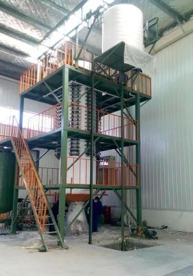 Jalur Produksi Busa PU Vertikal Berkelanjutan Silinder Spons Kepadatan 8~50kg/m³ TDP-1500
